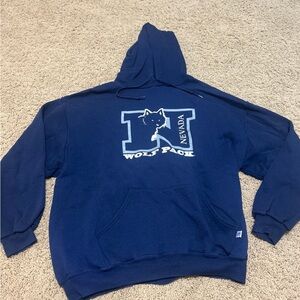 Russell Athletic Blue Collegiate Hoodie Sweatshirt